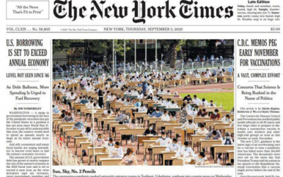 The New York Times gazetasining bugungi soni: oʻzbekistonlik abituriyentlar birinchi sahifa qahramonlari
