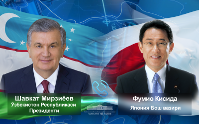 Лидеры Узбекистана и Японии рассмотрели перспективы дальнейшего углубления многопланового сотрудничества