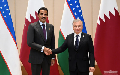 Президент Узбекистана и Эмир Катара договорились вывести двусторонние отношения на уровень стратегического партнерства