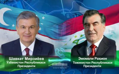 Лидеры Узбекистана и Таджикистана обсудили актуальные вопросы двусторонней и региональной повестки