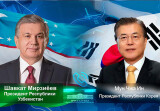 Президент Республики Узбекистан провел телефонный разговор с Президентом Республики Корея
