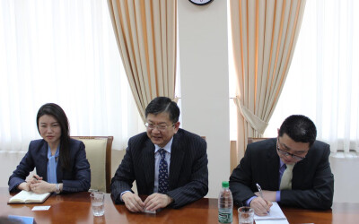 Meeting with representatives of Chinese academy of international problems