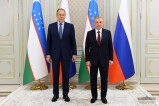 Президент Узбекистана принял главу внешнеполитического ведомства России