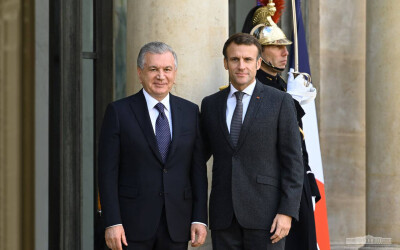 Президенты Узбекистана и Франции договорились о развитии отношений всестороннего партнёрства высокого уровня