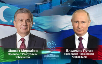 President of Uzbekistan holds a phone call with the President of Russia
