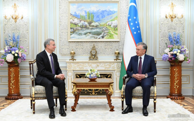Президент Республики Узбекистан принял посла США