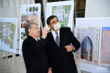 President inspects the construction of a new center and gives recommendations