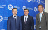Meeting with the delegation of the Shanghai University of International Studies