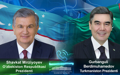 President of Turkmenistan cordially congratulates the President of Uzbekistan