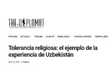 О религиозной толерантности в Узбекистане рассказало ведущее испанское издание 