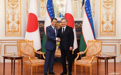 Президент Республики Узбекистан принял заместителя Премьер-министра Японии