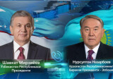 Shavkat Mirziyoyev talks with the First President of Kazakhstan on the phone