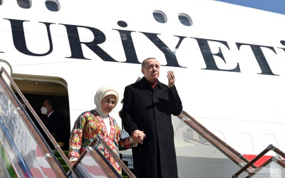 Президенты Узбекистана и Турции посещают Хиву