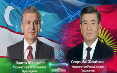 Qirgʻiziston Prezidenti Sooronbay Jeenbekov bilan telefon orqali muloqot boʻlib oʻtdi