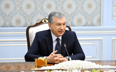 President of Uzbekistan receives the UAE delegation President of Uzbekistan receives the UAE delegation