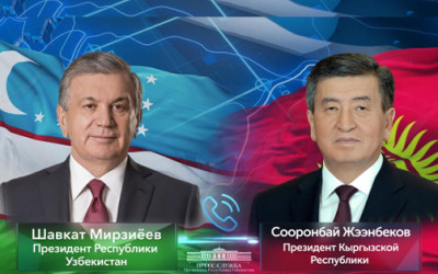 Ўзбекистон Республикаси Президентининг Қирғиз Республикаси Президенти билан телефон орқали мулоқоти бўлиб ўтди Ўзбекистон Республикаси Президентининг Қирғиз Республикаси Президенти билан телефон орқали мулоқоти бўлиб ўтди