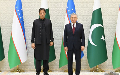 Начались переговоры Президента Узбекистана и Премьер-министра Пакистана