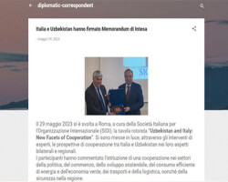 Подписание Меморандума ИСМИ с SIOI в фокусе внимания итальянских СМИ