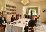 EIAS and ISRS discuss enhanced cooperation in combating COVID-19