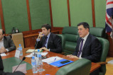 A roundtable at the Westminster International University  in Tashkent