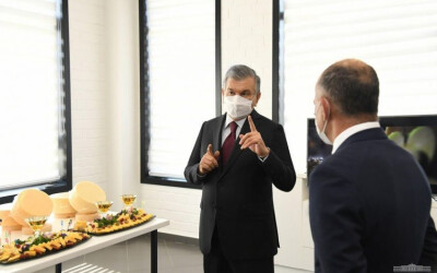 President visits a new JV in Bektemir district
