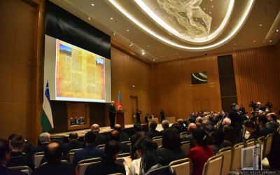 Президент Шавкат Мирзиёев Озарбойжонда “Йил одами” деб эътироф этилди Президент Шавкат Мирзиёев Озарбойжонда “Йил одами” деб эътироф этилди