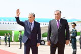 President of Uzbekistan arrives in Dushanbe
