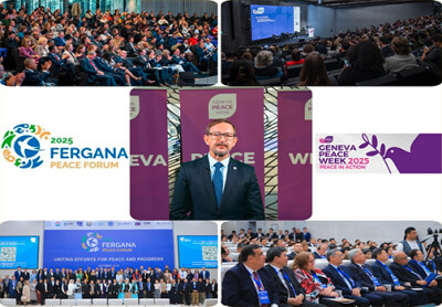 Thomas Greminger Addressed Participants of the Fergana Peace Forum on Behalf of Geneva Peace Week  Thomas Greminger Addressed Participants of the Fergana Peace Forum on Behalf of Geneva Peace Week