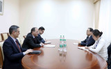 Meeting with a Korean diplomat