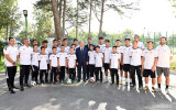 Президент посетил футбольную академию