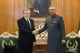 Президент Узбекистана провел встречу с Президентом Пакистана