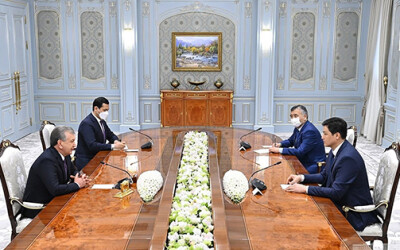 President of Uzbekistan receives the Prime Minister of Kyrgyzstan