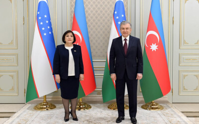 Президент Узбекистана принял председателя Парламента Азербайджана