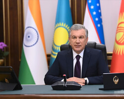 Выступление Президента Республики Узбекистан Шавката Мирзиёева на первом саммите «Индия – Центральная Азия»