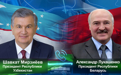 President of Belarus congratulates the President of Uzbekistan on a convincing victory in the elections