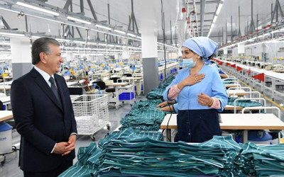 Хусусий корхонада 1 минг 200 нафар аёл ишламоқда Хусусий корхонада 1 минг 200 нафар аёл ишламоқда