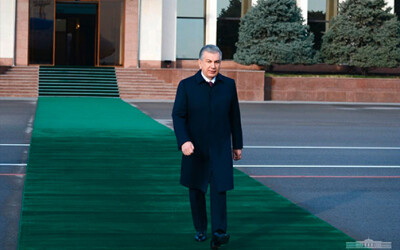 President departs for Kashkadarya