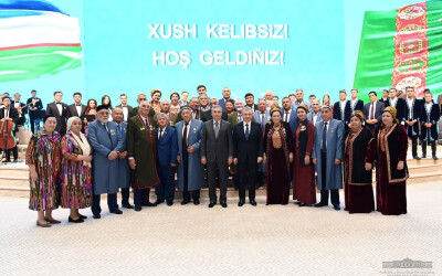 The embodiment of friendship between the Uzbek and Turkmen peoples The embodiment of friendship between the Uzbek and Turkmen peoples