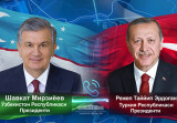 O‘zbekiston va Turkiya Prezidentlari hamkorlikning dolzarb masalalarini muhokama qildilar