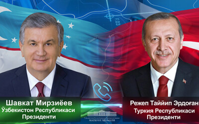 Президент Узбекистана и Президент Турции обсудили актуальные вопросы сотрудничества