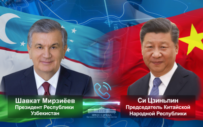 China’s President congratulates the President of Uzbekistan on a convincing victory in the elections