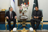 Лидеры Узбекистана и Пакистана обменялись мнениями по дальнейшему укреплению отношений стратегического партнерства