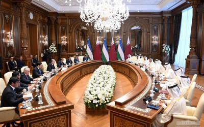 O‘zbekiston Prezidenti va Qatar Amiri ikki tomonlama hamkorlikni yangi darajaga olib chiqishga kelishib oldilar O‘zbekiston Prezidenti va Qatar Amiri ikki tomonlama hamkorlikni yangi darajaga olib chiqishga kelishib oldilar