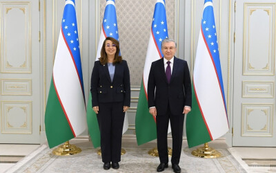 President of Uzbekistan receives the Under-Secretary-General of the United Nations