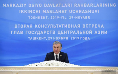 Заявление Президента Республики Узбекистан Шавката Мирзиёева на брифинге по итогам Консультативной встречи глав государств Центральной Азии