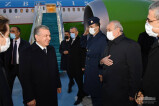 President arrives in Istanbul