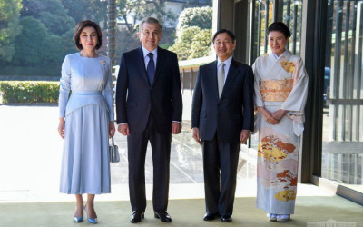 Состоялась встреча Президента Узбекистана и Императора Японии