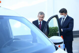 President inspected new car models