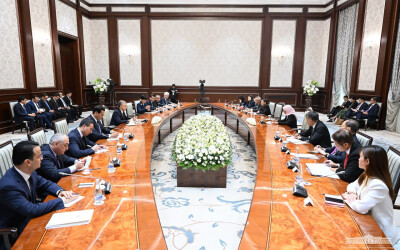 Президент Узбекистана и Президент Сингапура провели переговоры