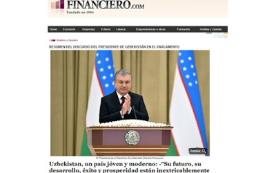 «El Mundo Financiero»: Впереди Узбекистан ждут широкомасштабные реформы и изменения
